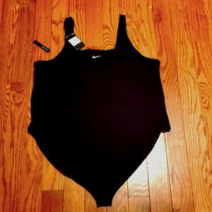NWT: NIKE WOMENS BASIC BLACK BODYSUIT